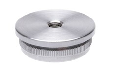 Záslepka plochá na trubku pr.42.4mm, M8, aisi304, brus