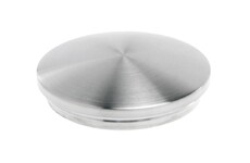 Záslepka vypouklá na trubku pr.42.4mm, aisi304, brus
