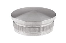 Záslepka vypouklá na trubku pr.42.4mm, aisi304, lesk