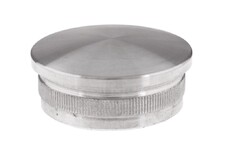 Záslepka vypouklá na trubku pr.42.4mm, aisi316, brus