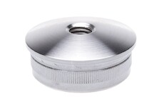 Záslepka vypouklá na trubku pr.42.4mm, M8, aisi304, brus